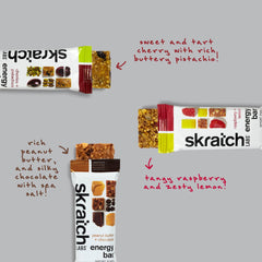 Skratch Labs ingredientes naturales dispuestos que muestran calidad