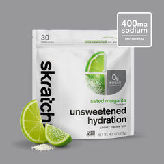 Skratch Labs textura del polvo en primer plano, revela mezcla fina y disolución rápida