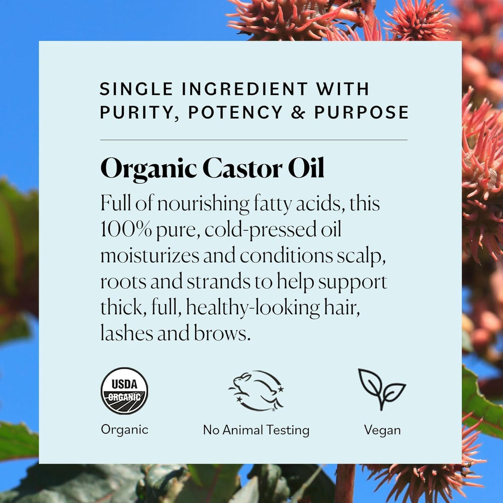Sky Organics aplicación en cabello con masaje, beneficio de nutrición profunda