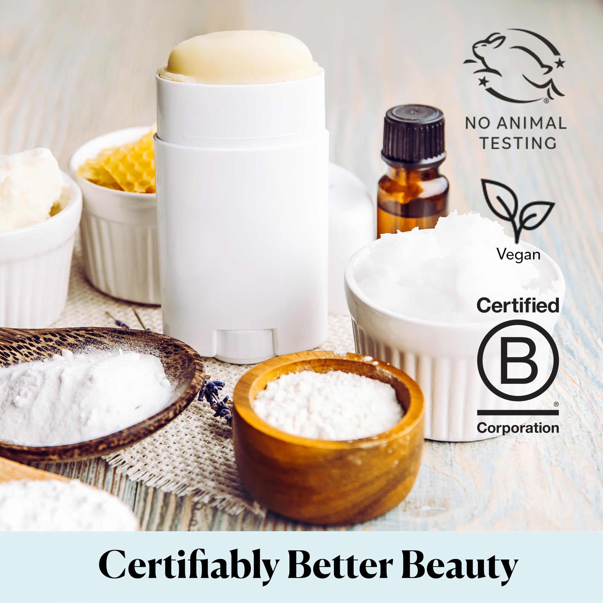 Sky Organics escena de taller DIY con ingredientes y herramientas ordenadas