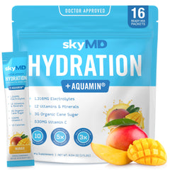SkyMD envase mango mostrando presentación y conveniencia
