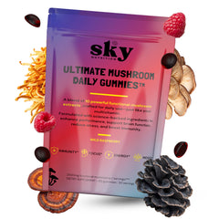 Envase SkyNutrition sobre una mesa de cocina mostrando integración en la rutina