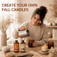 slashome ingredientes usados en vela DIY mostrando versatilidad creativa