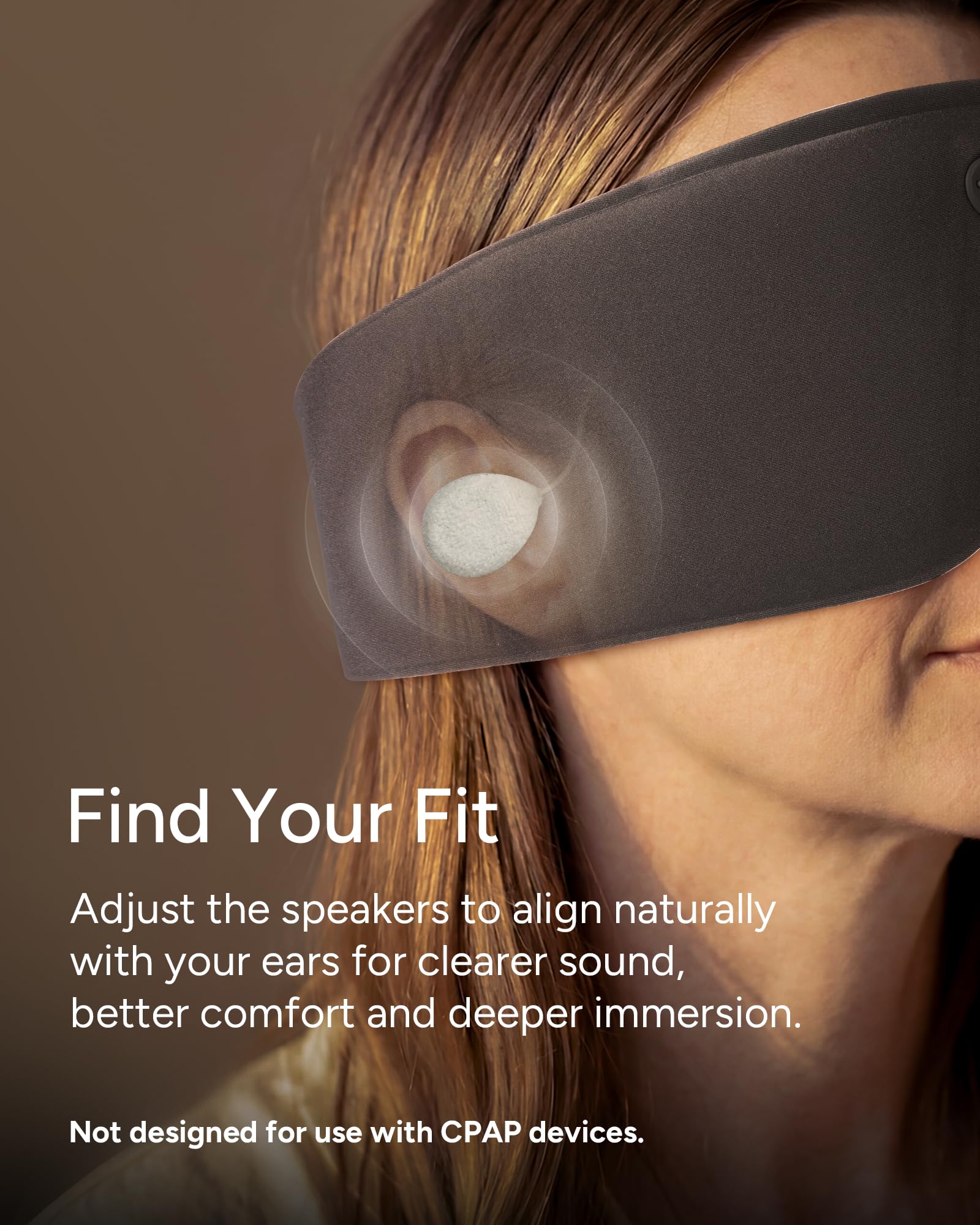 Sleenova SoundMask funda lavable lista para limpieza sin dañar tech