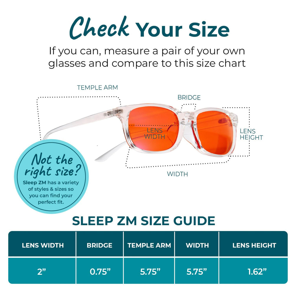 Sleep ZM lente ámbar en primer plano mostrando filtro protector