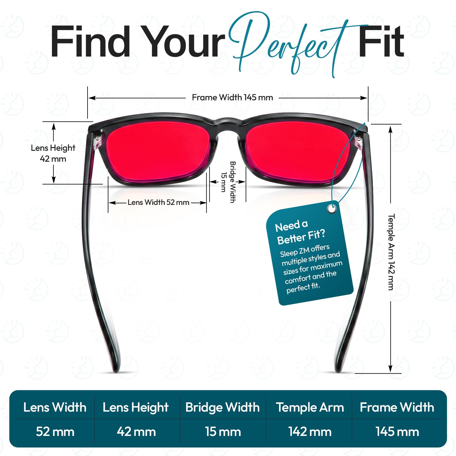 Sleep ZM variedad de 14 lentes para diferentes entornos y tareas