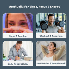 Sleep Habits tiras con lavanda en entorno relajante para descanso