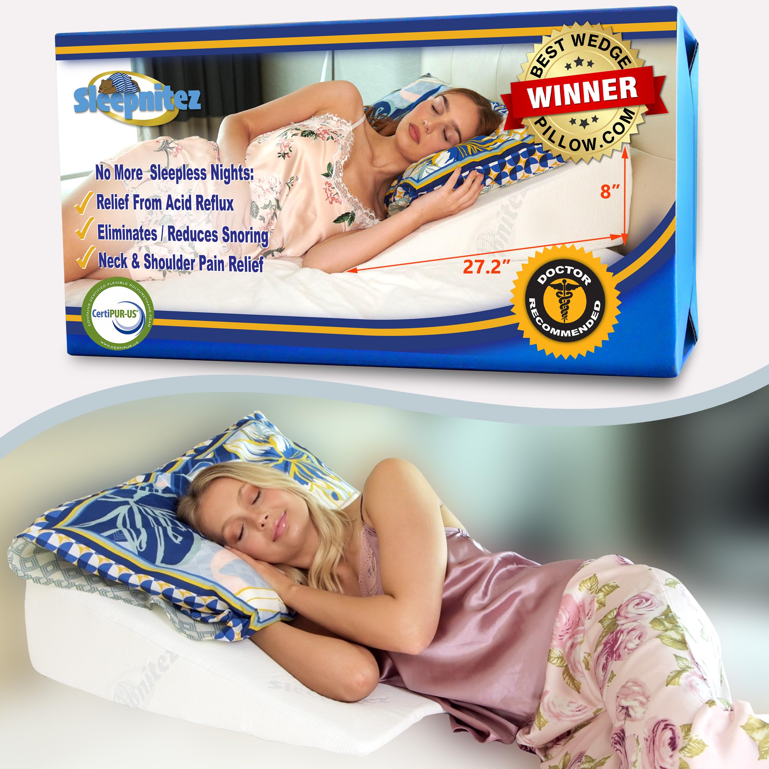 Sleepnitez embalaje y etiqueta del producto, información clara y manejo sencillo