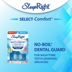 SleepRight detalle de cojinete de mordida para mayor protección