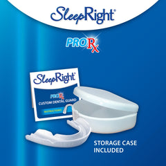 SleepRight ProRx proceso de moldeado en manos demostrando ajuste rápido