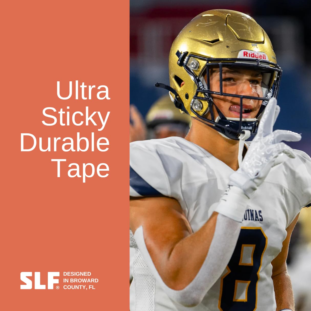 SLEEFS uso en campo con jugador demostrando resistencia al sudor