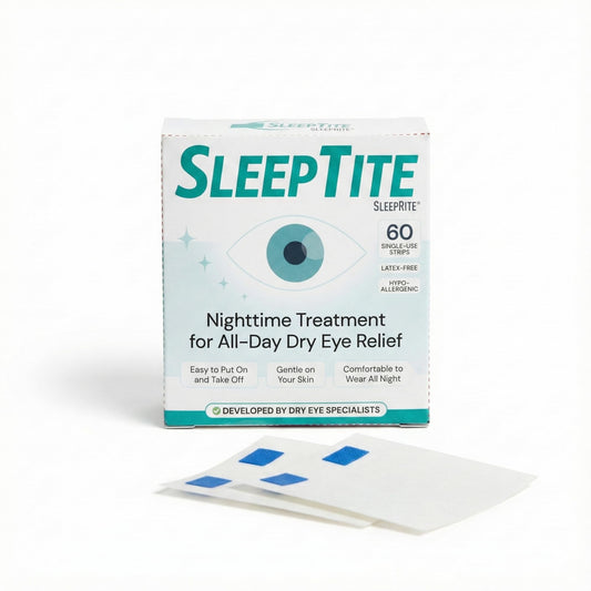 SleepTite caja frontal mostrando 60 sellos y beneficio de protección nocturna