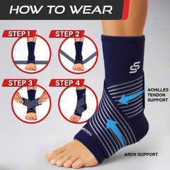 SS SLEEVE STARS tobillera integrada con zapato deportivo ideal para ejercicio