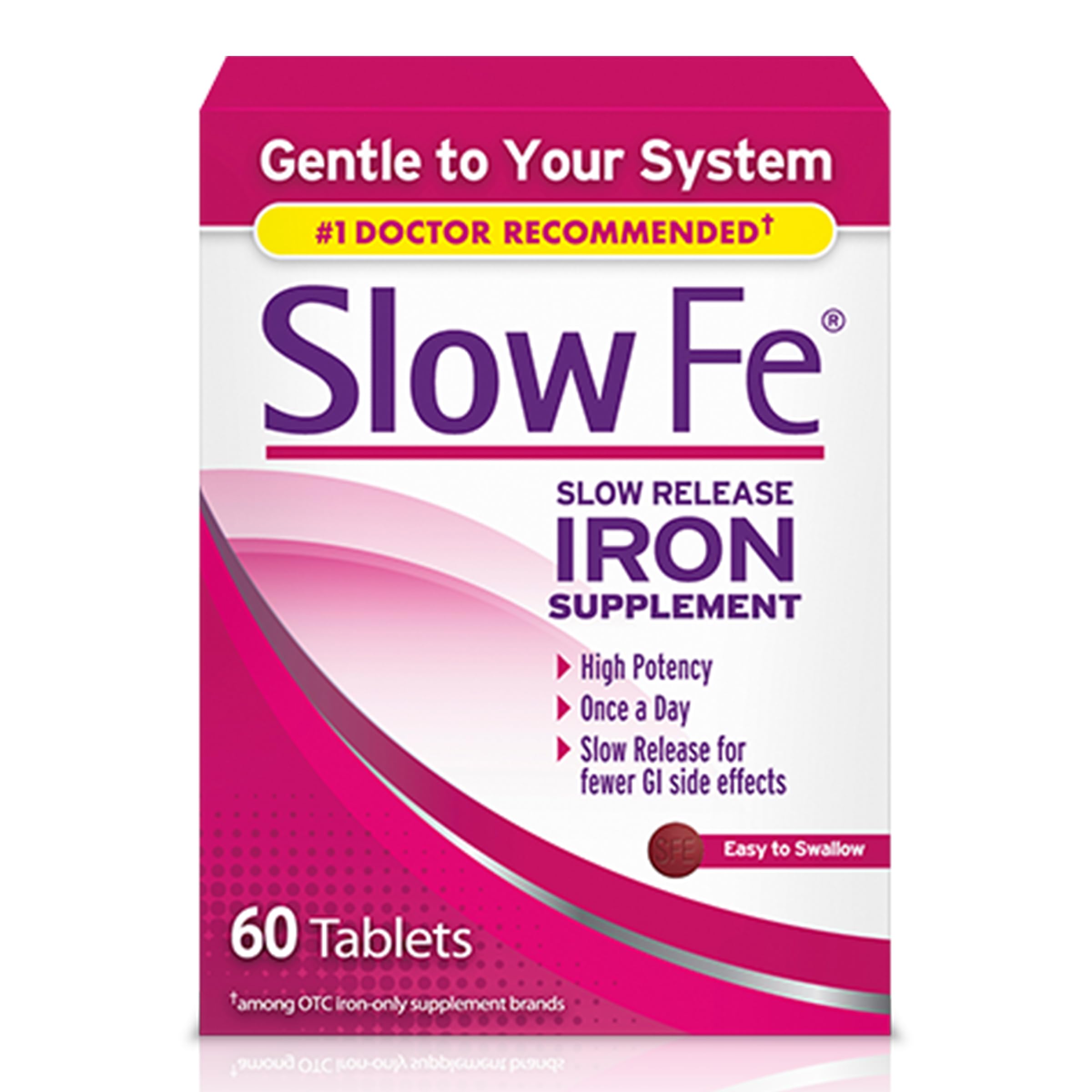 Slow Fe frontal del envase mostrando cantidad y fórmula, confianza profesional