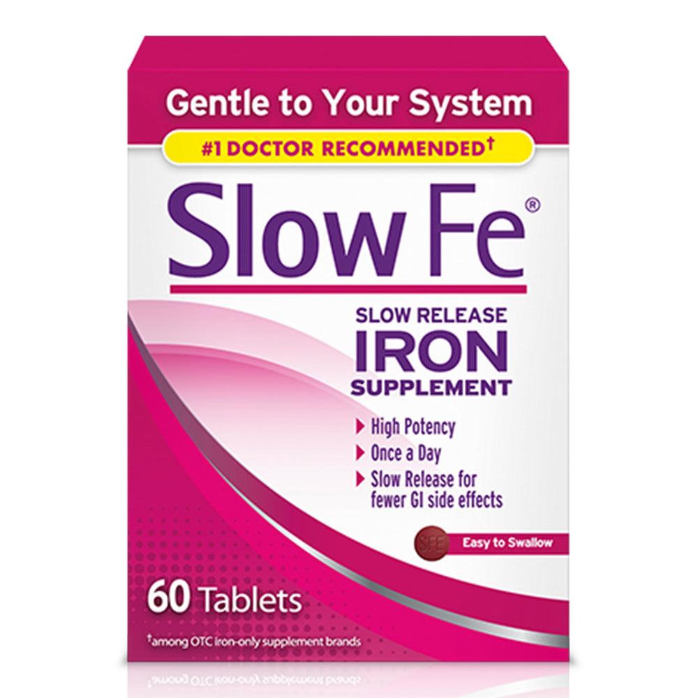 Slow Fe frontal del envase mostrando cantidad y fórmula, confianza profesional