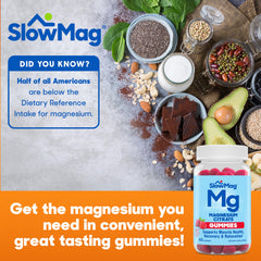Slow-Mag detalle de etiqueta y lista de ingredientes transparente