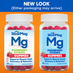 Slow-Mag primer plano de gomita mostrando textura apetecible