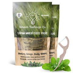 Smart Feelings Co. empaque frontal reciclable muestra contenido ecológico