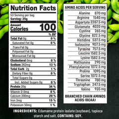 Smart for Life etiqueta nutricional resaltando 20g proteína por porción