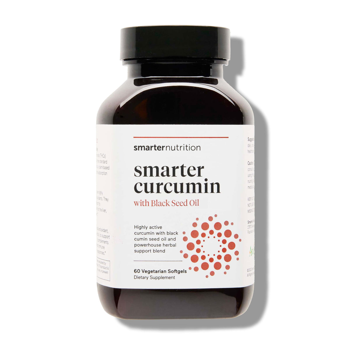 SMARTERNUTRITION envase frontal limpio mostrando softgels y beneficio de absorción