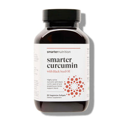 SMARTERNUTRITION envase frontal limpio mostrando softgels y beneficio de absorción