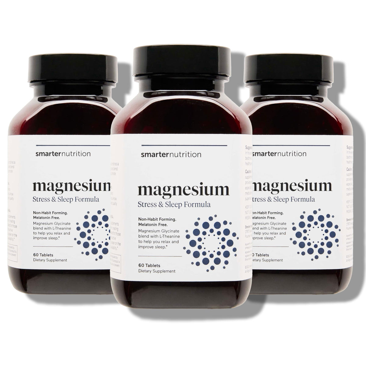 SmarterNutrition frasco frontal mostrando etiqueta y beneficio de absorción