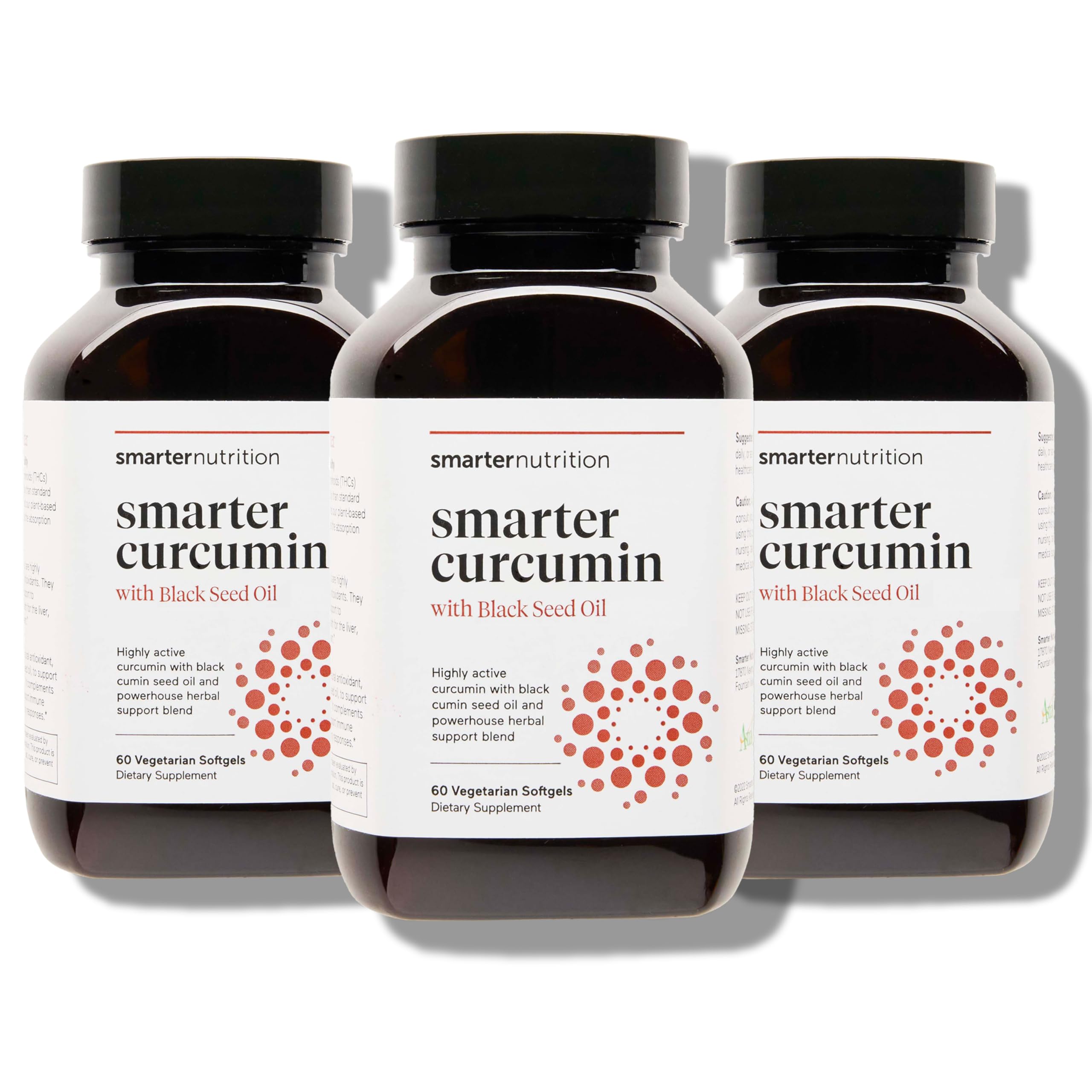 SMARTERNUTRITION botellas frontales mostrando el envase y la cantidad, claridad en elección
