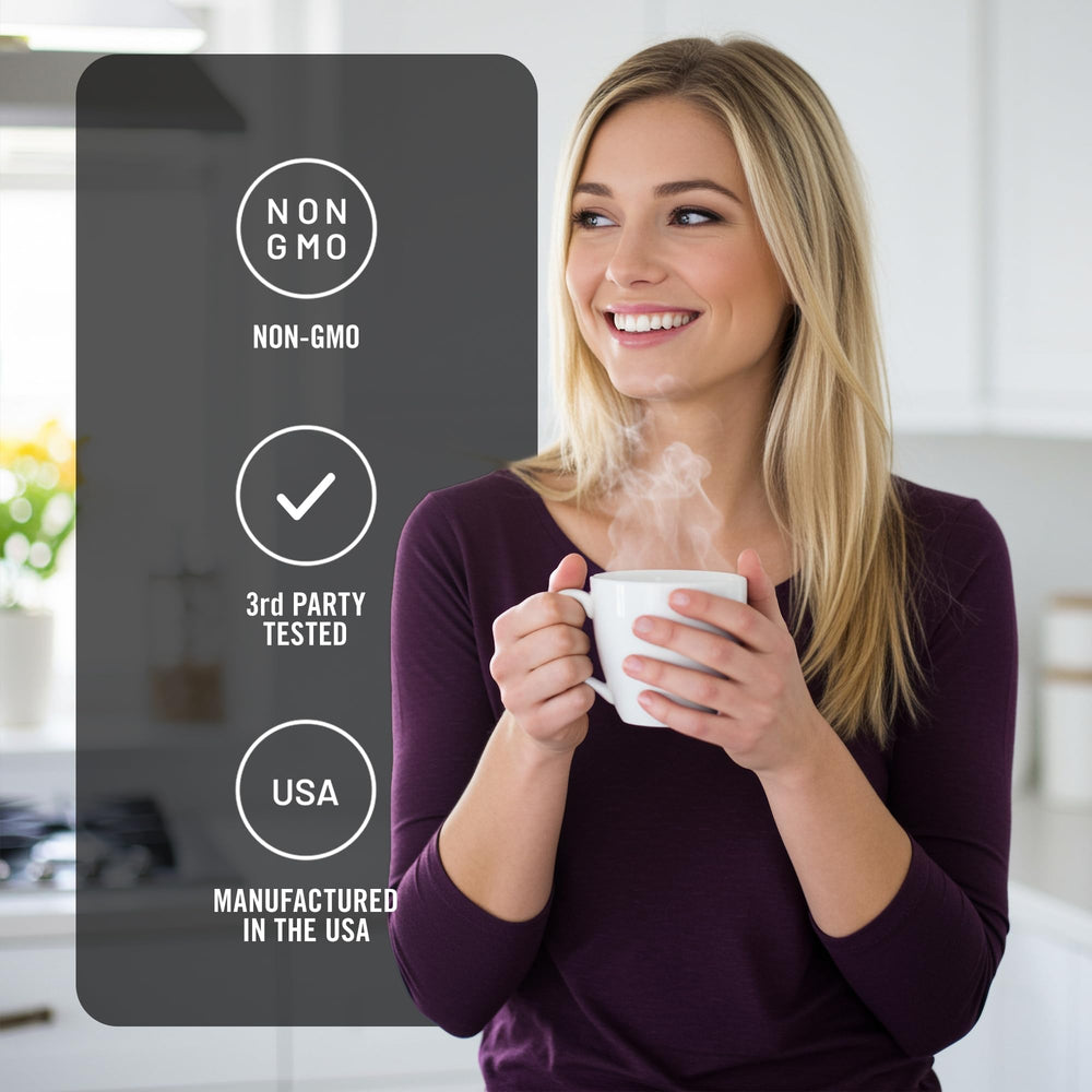 SmarterNutrition sello de lote y certificado indicando pruebas de terceros