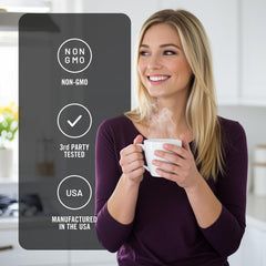 SmarterNutrition sello de lote y certificado indicando pruebas de terceros