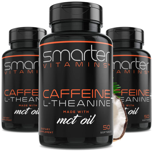 SmarterVitamins frontal del pack de tres botellas para suministro prolongado