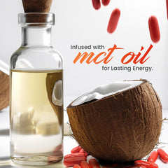 SmarterVitamins aceite MCT extraído de coco como vehículo de absorción eficiente