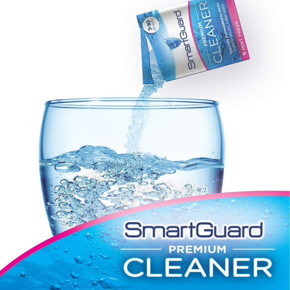 SmartGuard comparación de tamaño del sobre para fácil dosificación