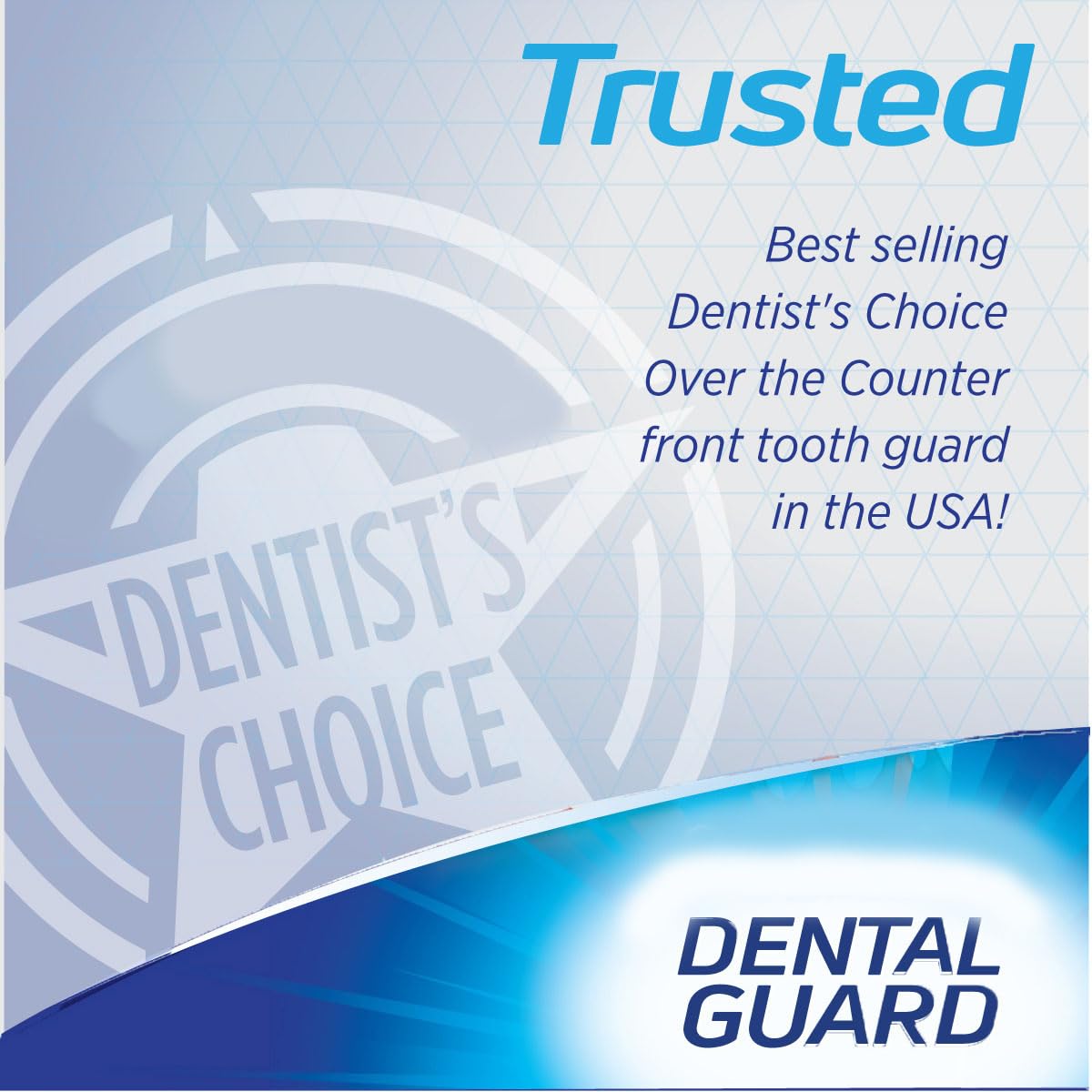 SmartGuard etiqueta que indica diseño por dentista y garantía de calidad