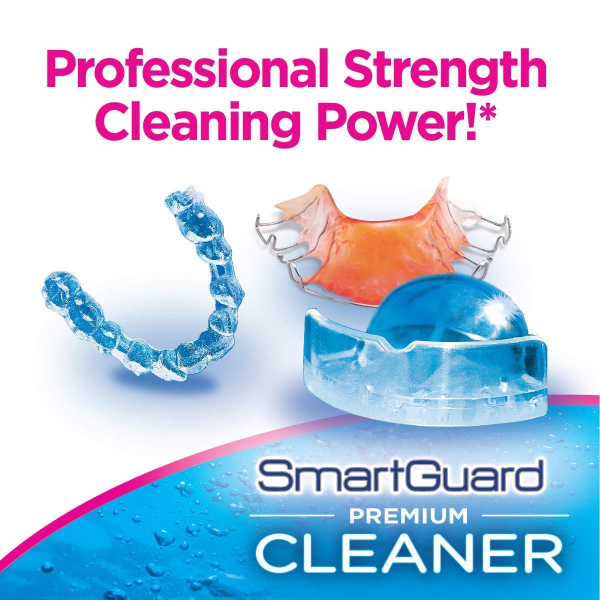 SmartGuard guardia nocturna siendo remojada para frescura y higiene