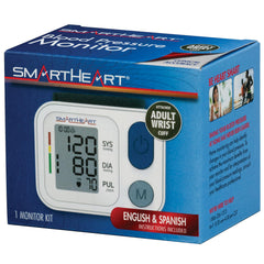SmartHeart caja abierta con monitor, pilas y manuales listos para empezar