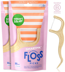 SmartLifeco frontal del paquete 100 ct mostrando diseño compacto y beneficio de viaje