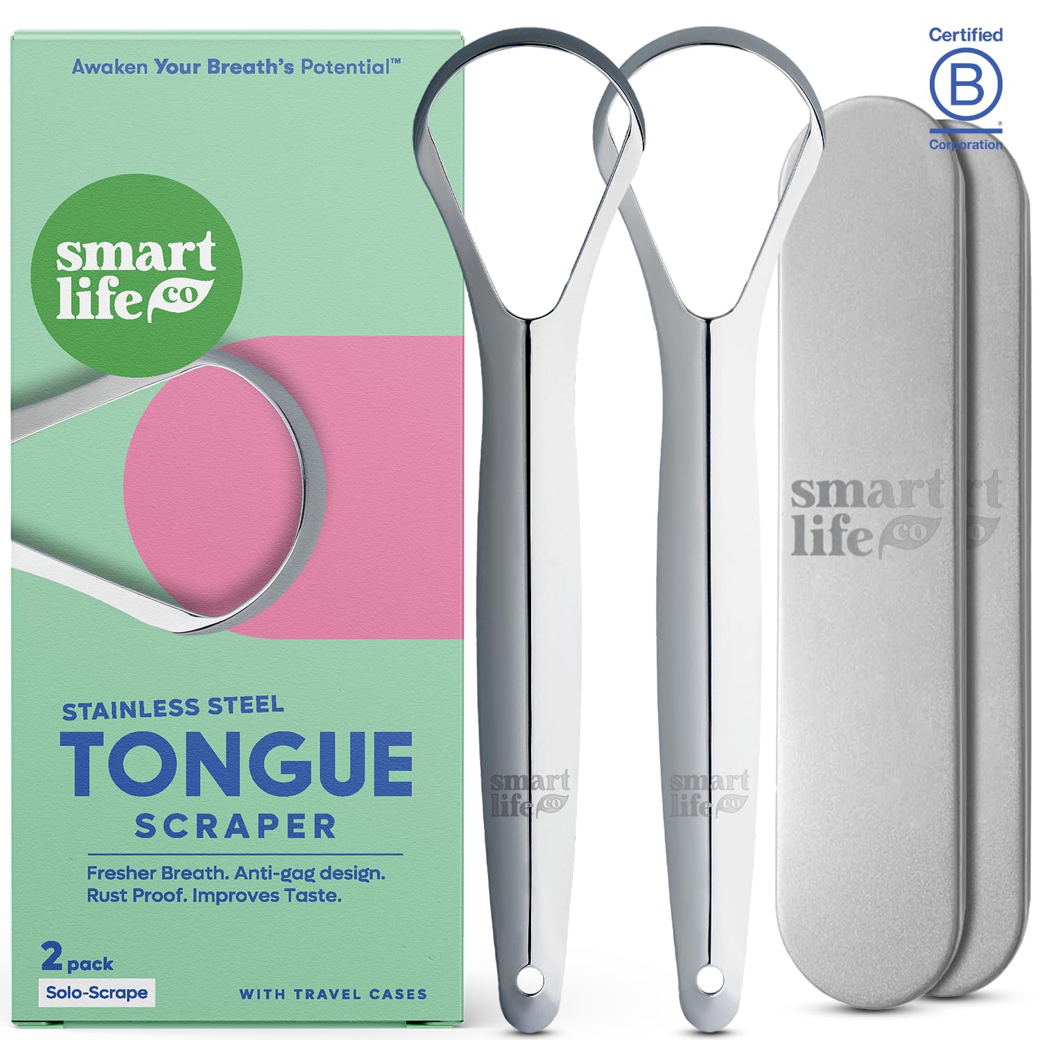 SmartLifeco raspador frontal mostrando diseño ergonómico y frescura