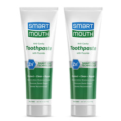 SmartMouth frente del empaque mostrando 6 oz y beneficios anti-caries