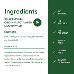 Botella SmartMouth Fresh Mint en ambiente fresco y atractivo