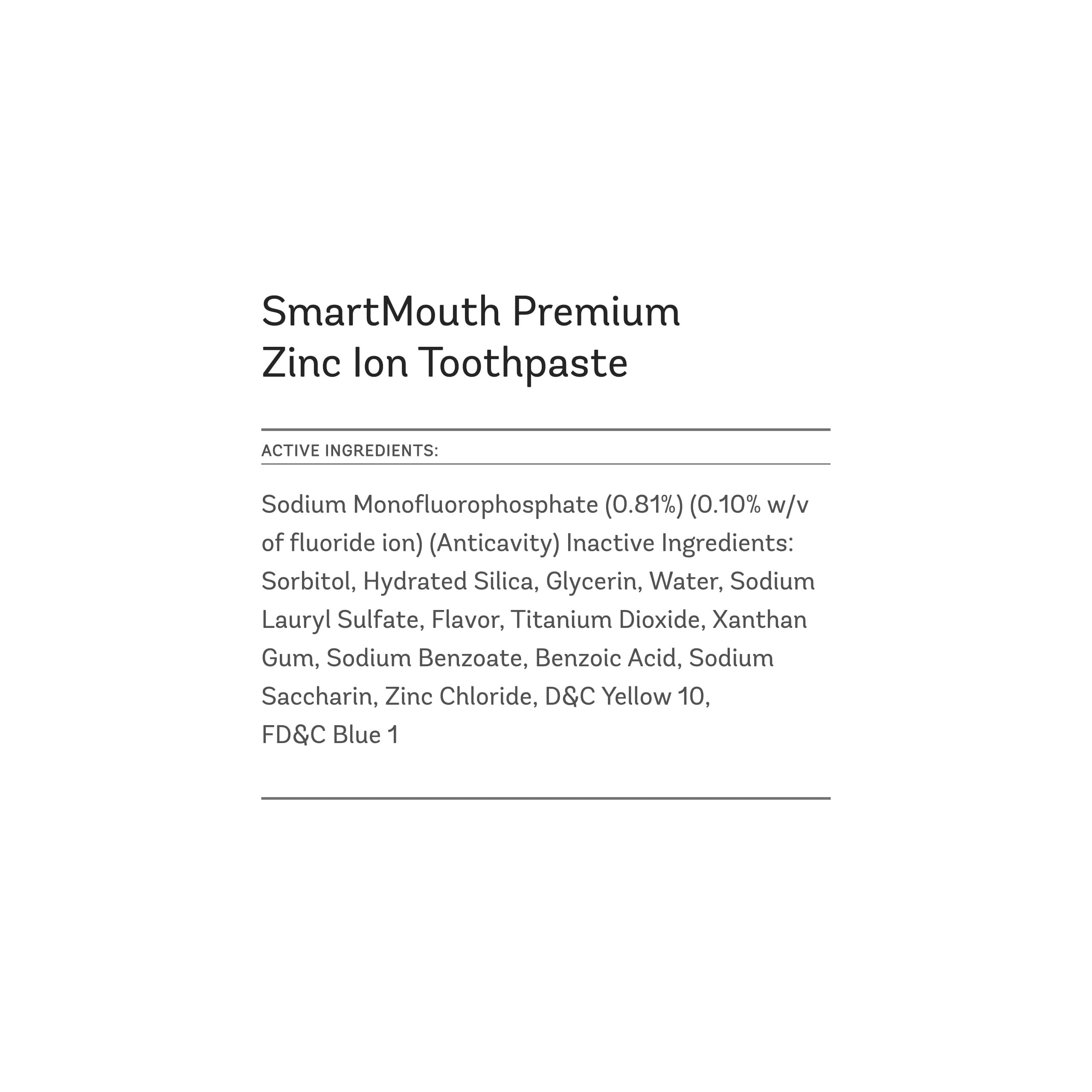 SmartMouth detalle del tubo y textura de la pasta para limpieza suave