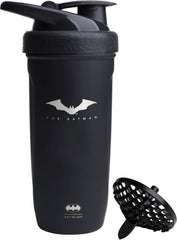 Smartshake botella Batman frente mostrando diseño oficial y capacidad 900 ml
