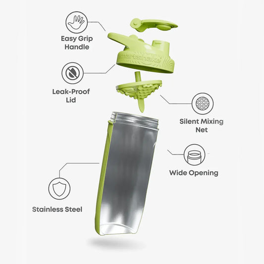 Smartshake detalle del acabado mate y base de silicona para mejor agarre