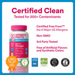 SmartyPants aceite de linaza orgánico, fuente vegetal de Omega‑3