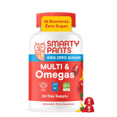 SmartyPants frasco frontal mostrando etiqueta y beneficios