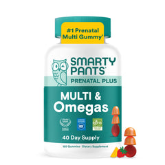 SmartyPants frasco frontal mostrando etiqueta clara y beneficios