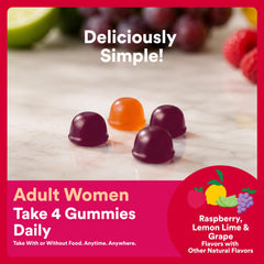 Gomitas sabor frambuesa SmartyPants que resaltan sabor natural