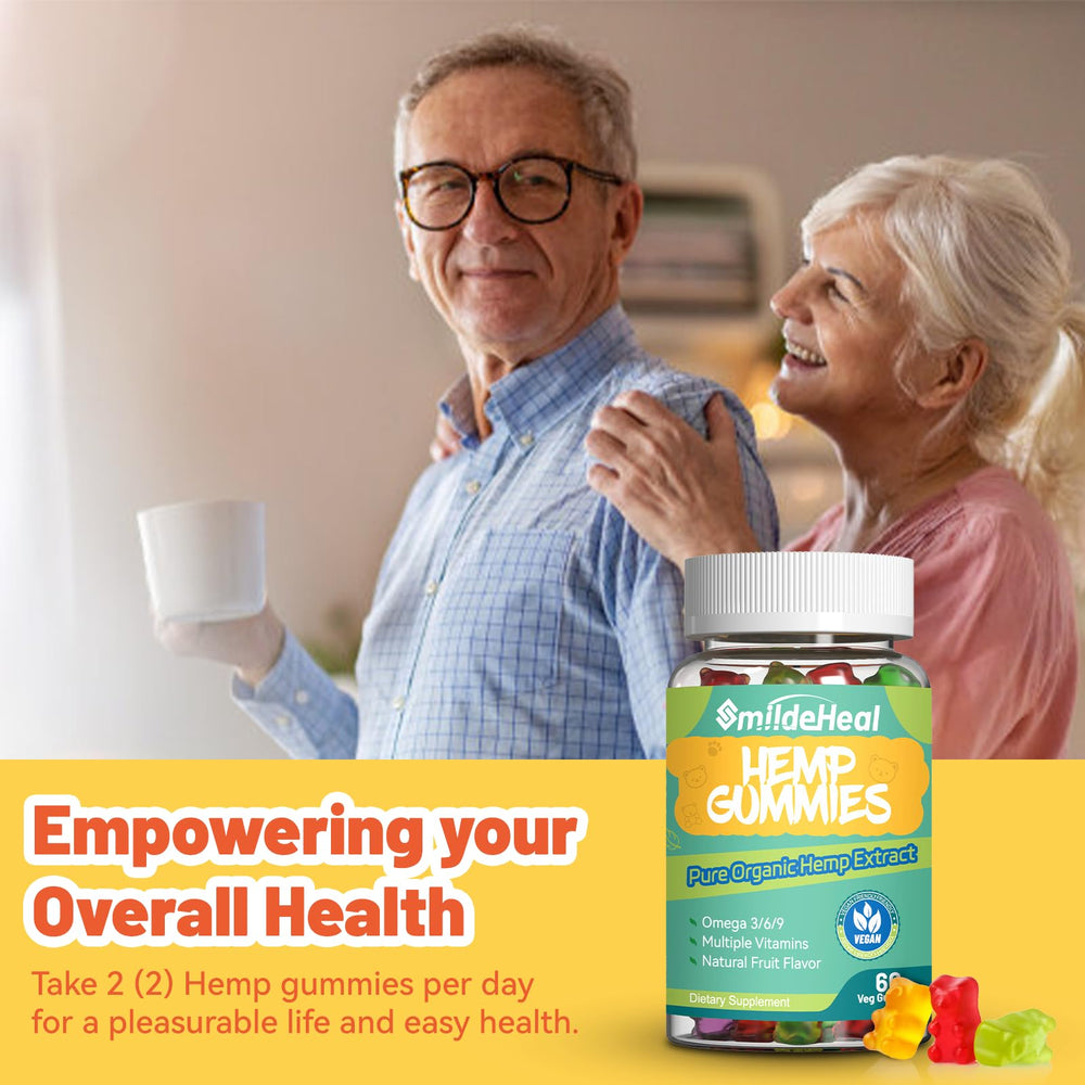 SmildeHeal gomitas de cáñamo, sabor agradable y conveniente para la rutina diaria.