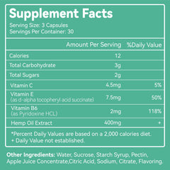 SmildeHeal gomitas de cáñamo, textura suave para masticar en cualquier momento.
