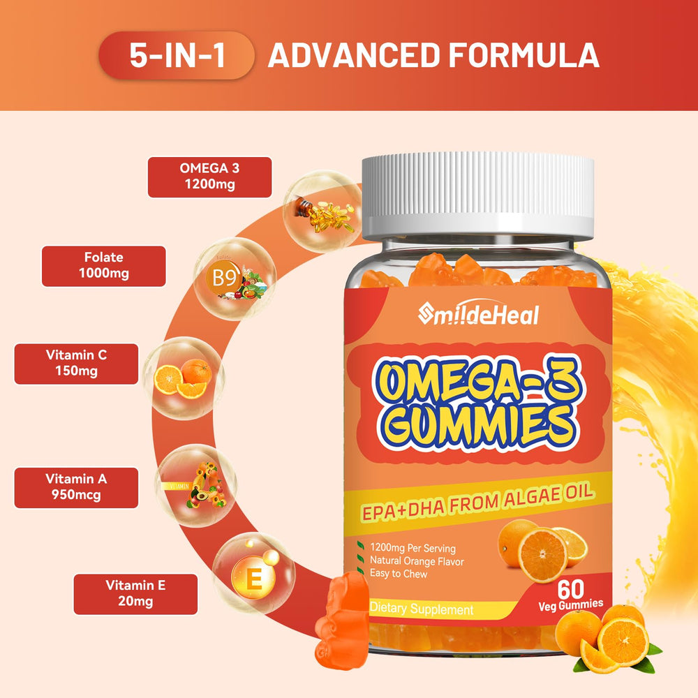SmildeHeal gomita en mano para comparar tamaño y dosificación