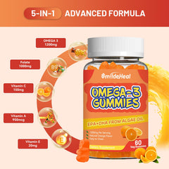 SmildeHeal gomita en mano para comparar tamaño y dosificación
